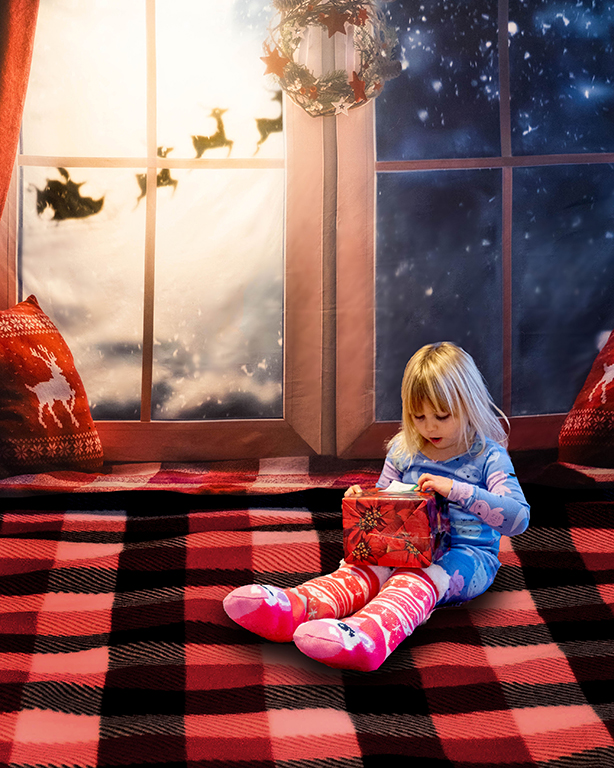 Holiday photography, christmas, children, photoshoot, Santa 